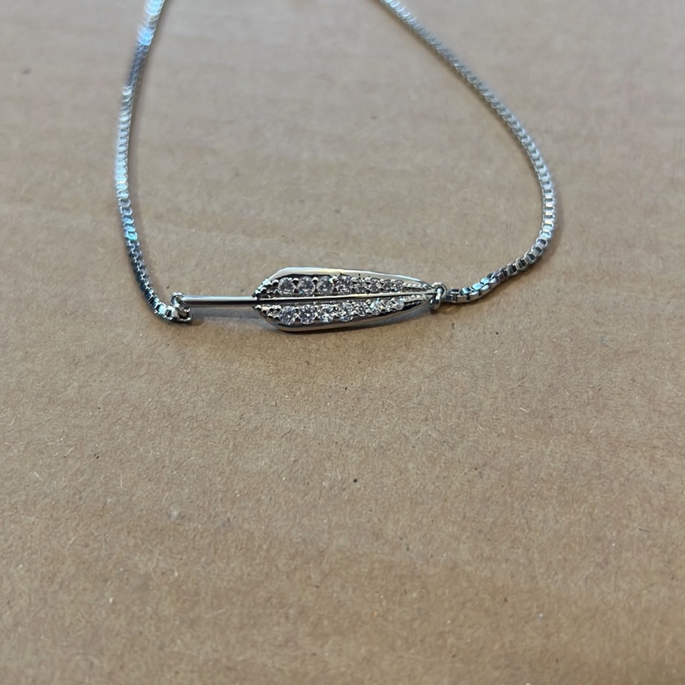 Park Lane Silver Leaf Clarity Bracelet - Picture 3 of 3